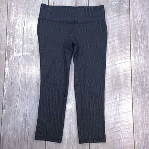 Prana Leggings Women XS Black Geometric Crop Misty Yoga Athletic Pants